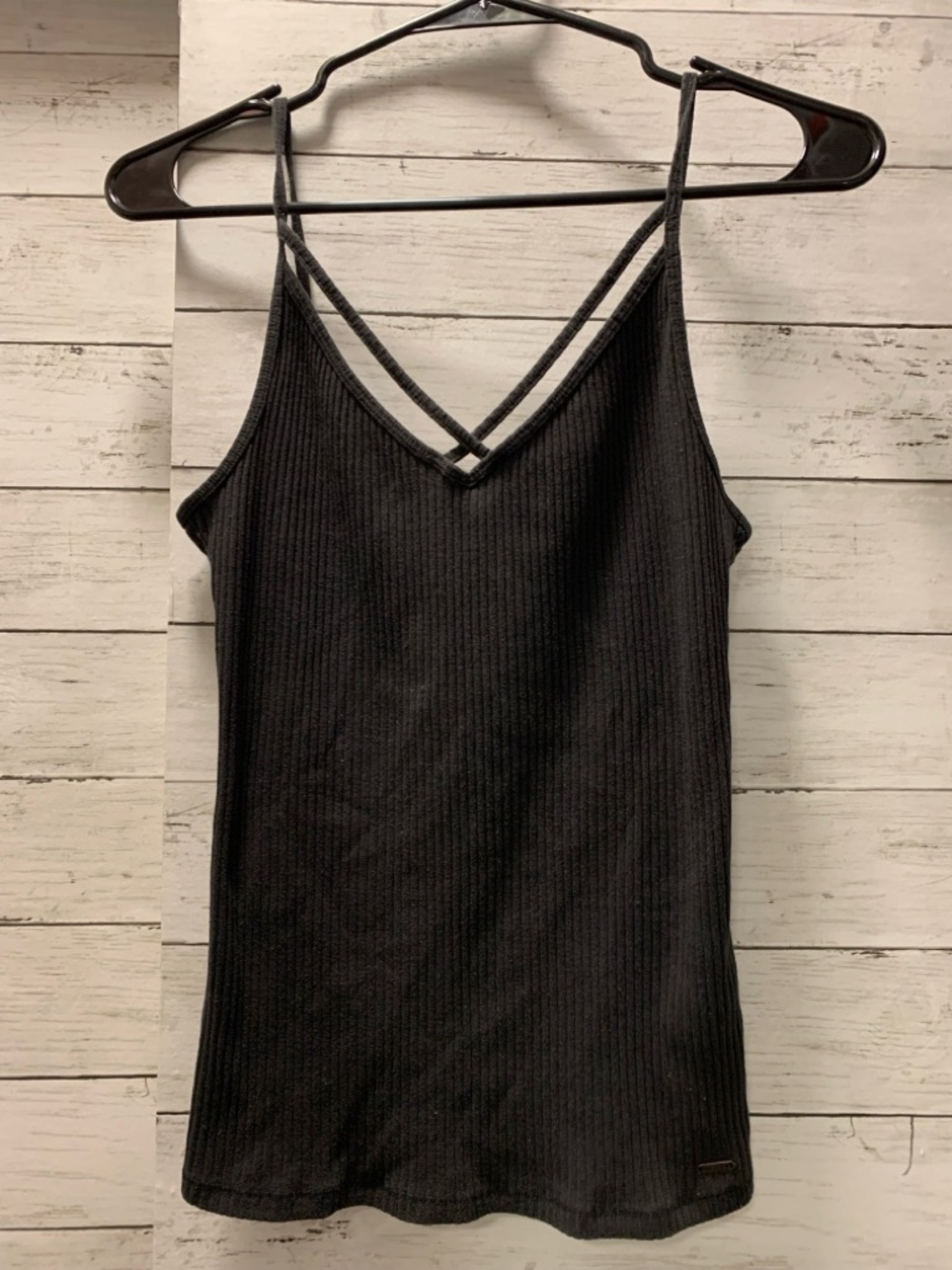 Lot of 2 Abercrombie & Fitch + Hollister Black Tops